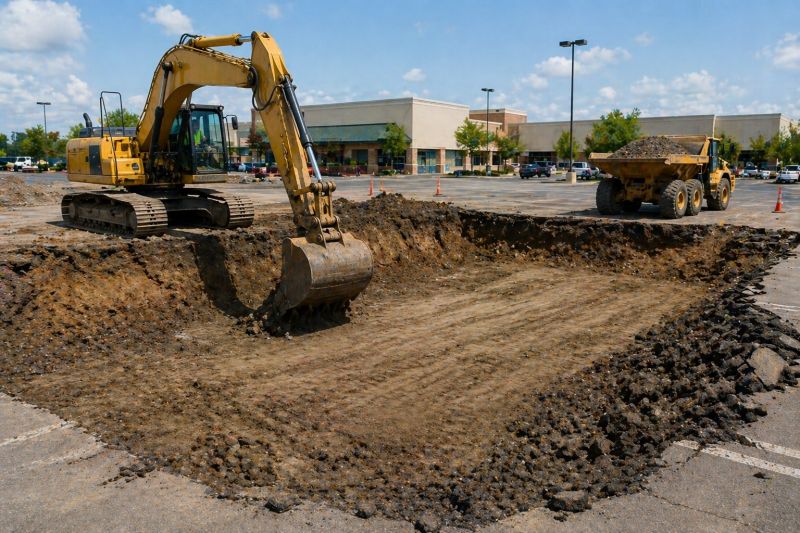 Parking Lot Gravel Repair in Acworth, GA